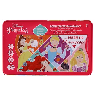 Foto 2 | Foto 2 | Rompecabezas de las Princesas de Disney Panorámico 3 en 1 Novelty