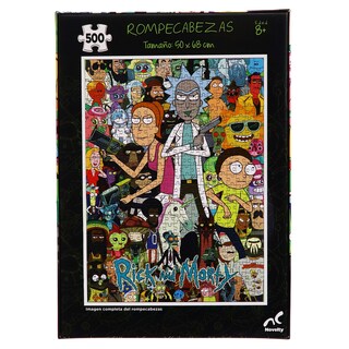 Foto 3 | Foto 3 | Rompecabezas Coleccionable Rick And Morty 500 Piezas Novelty