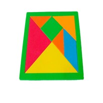 Rompecabezas Tangram Juguete Educativo Fabi y Sofi Multicolor