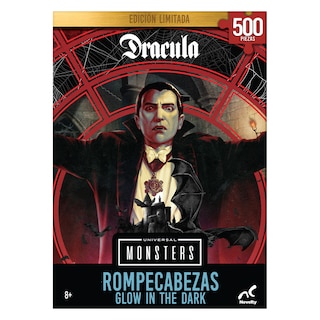 Foto 1 | Foto 1 | Rompecabezas Brilla en Oscuridad Novelty Drácula 500 Piezas