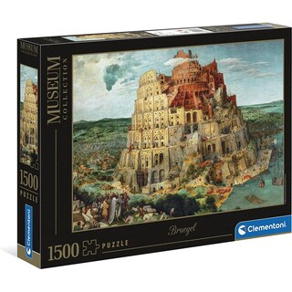 Foto 1 | Foto 1 | Rompecabezas Clementoni Torre de Babel Bruegel 1500 Piezas