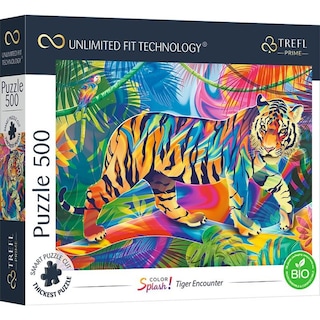 Foto 1 | Foto 1 | Rompecabezas Novelty Trefl Prime Unlimited Fit Technology Tigre 500 Piezas