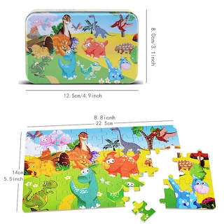 Foto 2 | Foto 2 | Venta Internacional - Rompecabezas de Madera con Dibujos Animados para Niños
