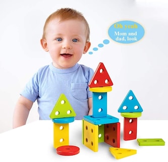 Foto 4 | Foto 4 | Venta Internacional - Juego De Clasificación De Tableros Perforados De Madera Para Niños De 1 A 3 Años Y G