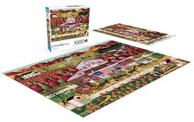 Foto 4 | Foto 4 | Rompecabezas Buffalo Games Charles Wysocki Granjas Otoñales 1000 Piezas - Venta Internacional