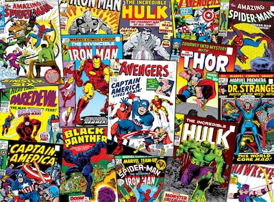 Foto 1 | Foto 1 | Rompecabezas Collage de Cómics Marvel Buffalo Games 1000 Piezas - Venta Internacional