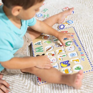 Foto 6 | Foto 6 | Puzzle Melissa & Doug Wooden Alphabet Sound 26 Piezas Con Certificado Fsc - Venta Internacional.