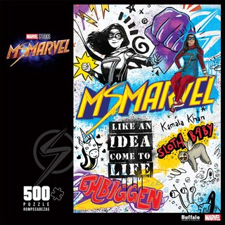 Foto 2 | Foto 2 | Rompecabezas Buffalo Games Marvel Ms. Marvel 500 Piezas - Venta Internacional