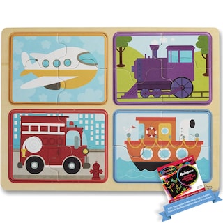 Foto 1 | Foto 1 | Vehículo Rompecabezas de Madera Toy Melissa & Doug Natural Play Para Niños De 2 A 4 Años O Más - Venta Internacional