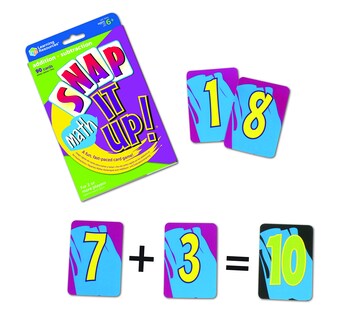 Foto 4 | Foto 4 | Recursos De Aprendizaje Sobre Juegos De Cartas ¡snap It Up! Matemáticas: Suma Y Resta - Venta Internacional.