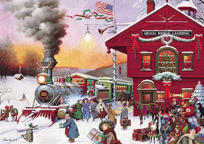 Foto 1 | Foto 1 | Rompecabezas Buffalo Games Charles Wysocki Whistlestop 500 Piezas - Venta Internacional