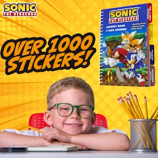 Foto 3 | Foto 3 | Pegatina Y Libro De Actividades De Sonic The Hedgehog Con 1000 Pegatinas - Venta Internacional.