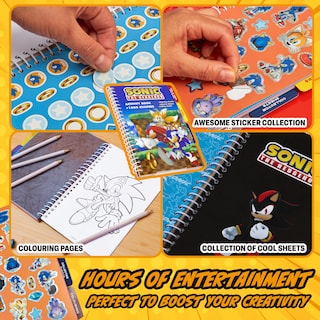 Foto 4 | Foto 4 | Pegatina Y Libro De Actividades De Sonic The Hedgehog Con 1000 Pegatinas - Venta Internacional.