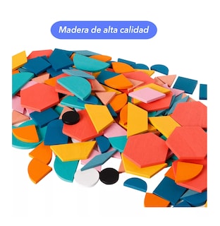 Foto 5 | Foto 5 | Rompecabezas Tangram Juguete Niño, Belug Niña Creativa Geométrica Colores