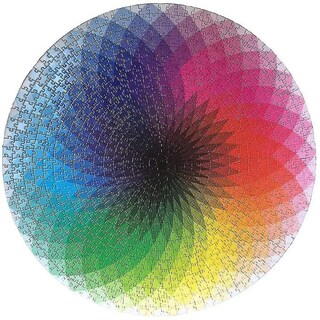 Foto 1 | Foto 1 | Puzle Redondo En Forma De Arco Iris De Colores Grandiosos En Forma De Yh, 1000 Piezas - Venta Internacional.