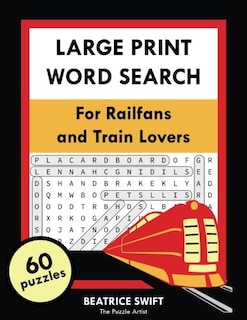 Foto 1 | Foto 1 | Libro De Búsqueda De Palabras Genérica En Letra Grande Para Fanáticos Y Amantes De Los Trenes - Venta Internacional.