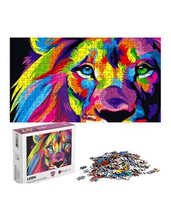 Foto 2 | Foto 2 | Rompecabezas 1000 Piezas León