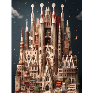 Foto 2 | Foto 2 | Sagrada Familia Barcelona Rompecabezas 1000 Piezas | Y. Yaman | Arquitectura Icónica | Gaudí | Anatolian