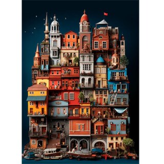 Foto 2 | Foto 2 | Barrio De Balat Rompecabezas 1000 Piezas | Barrio Colorido | Estambul | Arquitectura Urbana | Anatolian