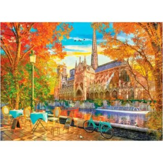 Foto 2 | Foto 2 | Notre Dame En Otoño Rompecabezas 1000 Piezas | París Histórico | Estación Otoñal | Arte Urbano | Anatolian