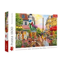 Nostálgico París: Rompecabezas 1500 Piezas | Ciudad Romántica Y Detalles Vintage | Trefl