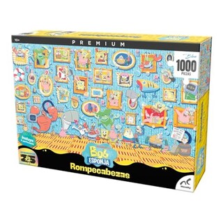 Foto 3 | Foto 3 | Rompecabezas Bob Esponja 1000 Piezas Coleccionable Premium Con Portavasos