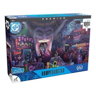 Foto 1 | Foto 1 | Rompecabezas Dc Cómics Joker De Zack Kinkade 1000 Piezas Premium