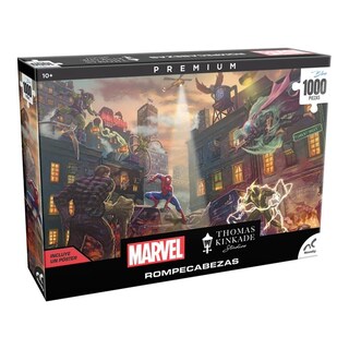 Foto 1 | Foto 1 | Rompecabezas Spider-man Thomas Kinkade 1000 Piezas Premium