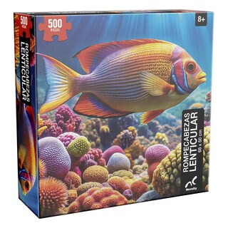 Foto 1 | Foto 1 | Rompecabezas Mundo Marino Efecto 3d 500 Piezas Lenticular