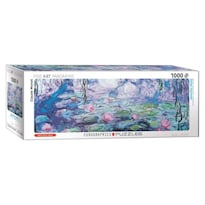 Rompecabezas Monet: Lilas Panorámico 1000 Piezas
