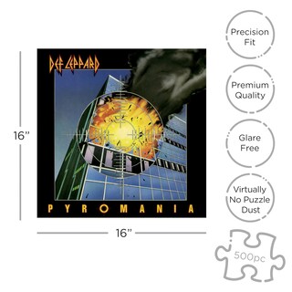 Foto 2 | Foto 2 | Rompecabezas Rocksaws Def Leppard Pyromania 500 Piezas - Venta Internacional.