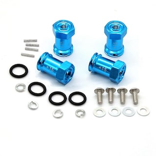 Foto 1 | Foto 1 | Venta Internacional - Adaptadores De Cubo De Rueda Hexagonales Metálicos Para Traxxas 1/16, Color Azul