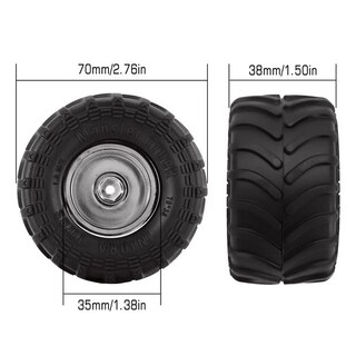 Foto 4 | Foto 4 | Juego de Neumáticos Rc Monster Truck para Scx24 Axiales 1/24 - Venta Internacional