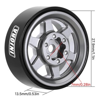 Foto 3 | Foto 3 | Llantas Injora 1.0 Plus de Aluminio de 6 Radios para RC Crawler - Venta Internacional