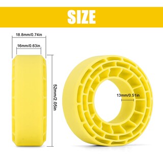 Foto 3 | Foto 3 | Insertos De Goma De Silicona Para Neumáticos 1.0 De 56-58 Mm* 24 Mm - Venta Internacional.