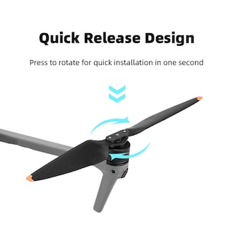 Foto 3 | Foto 3 | Hélices Para Drones Dji Air 3 De Fibra De Carbono De Bajo Ruido, 8 Piezas - Venta Internacional.