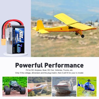 Foto 5 | Foto 5 | Batería Lipo Zeee 11,1 V 1500 Mah 120 V 3s Con Enchufe Xt60 (paquete De 2) - Venta Internacional.