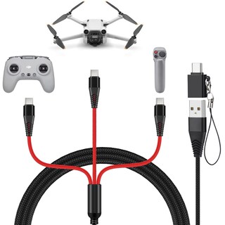 Foto 1 | Foto 1 | Cable De Carga Rápida Charger 3 En 1 De 3 A Para Drones Dji Y Accesorios - Venta Internacional.