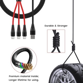 Foto 6 | Foto 6 | Cable De Carga Rápida Charger 3 En 1 De 3 A Para Drones Dji Y Accesorios - Venta Internacional.