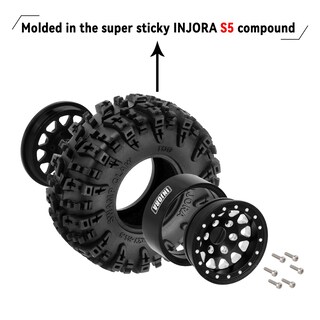 Foto 4 | Foto 4 | Neumáticos de Juguete Injora Para Auto Rc Crawler-Venta Internacional