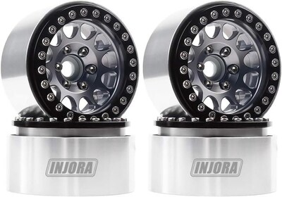 Foto 1 | Foto 1 | Juego de Llantas Rc Rims Injora Beadlock De 1.9 Pulgadas Para Crawler 1:10 - Venta Internacional