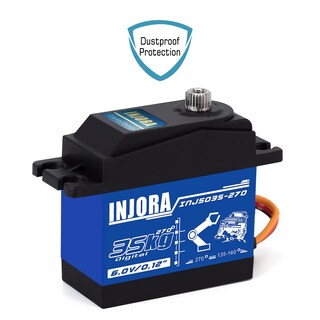 Foto 3 | Foto 3 | Servo Rc Injora De 35 Kg De Alto Par Para Camión Sobre Orugas En Ángulo De 270° - Venta Internacional.