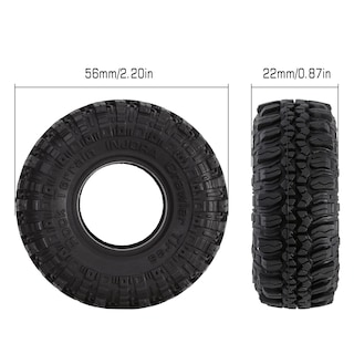 Foto 2 | Foto 2 | Neumáticos Injora 1.0 Soft Caucho para 1/18 Trx4m Scx24 Crawler - Venta Internacional