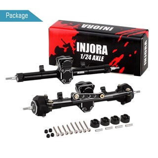 Foto 2 | Foto 2 | Juego de Ejes De +4 Mm Extendidos Negros Para Axial Scx24 1/24 Rc Crawler - Venta Internacional