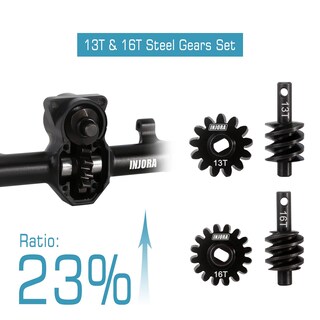 Foto 4 | Foto 4 | Juego de Ejes De +4 Mm Extendidos Negros Para Axial Scx24 1/24 Rc Crawler - Venta Internacional