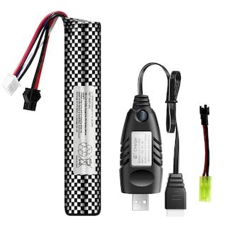 Foto 1 | Foto 1 | Batería Airsoft De 11,1 V, 2000 Mah, Conector Sm2p Con Cargador Usb - Venta Internacional.