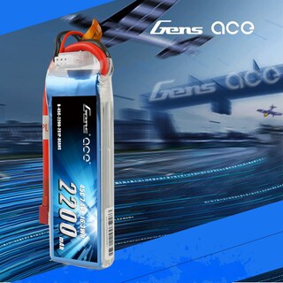 Foto 6 | Foto 6 | Batería Lipo Gens Ace De 7 4 V 2200 Mah 2 S 45 V Con Conector Dean - Venta Internacional.