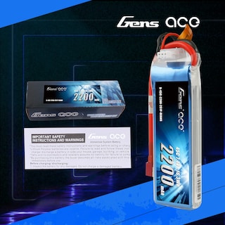 Foto 7 | Foto 7 | Batería Lipo Gens Ace De 7 4 V 2200 Mah 2 S 45 V Con Conector Dean - Venta Internacional.