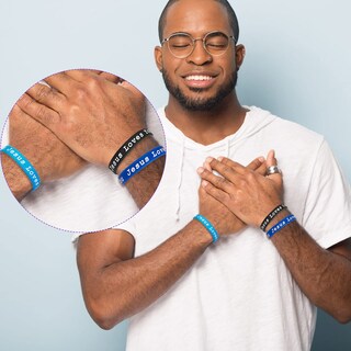 Foto 4 | Foto 4 | Pulseras de Silicona Skylety Jesus Loves You para Niños 30 Piezas - Venta Internacional