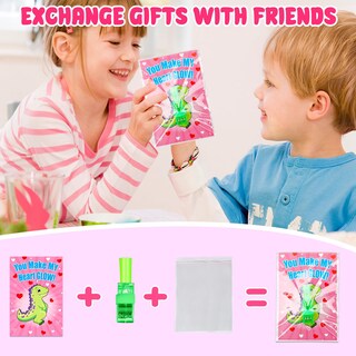 Foto 4 | Foto 4 | Luces Led Con Dedos Augtoy, Tarjetas De San Valentín Para Niños, 28 Unidades - Venta Internacional.